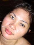 Tight Filipino slut gets her face cum covered