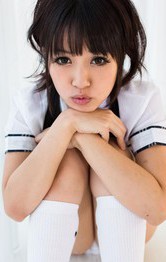 Pervert Asian girl Kotomi gagging a hard cock for cum