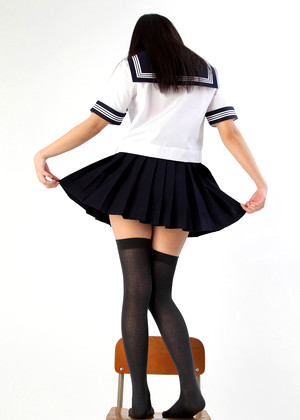 9 School Uniform JapaneseBeauties av model nude pics #3 セーラー服とニーハイ 無修正エロ画像 AV女優ギャラリー