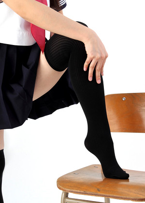 8 School Uniform JapaneseBeauties av model nude pics #5 セーラー服とニーハイ 無修正エロ画像 AV女優ギャラリー